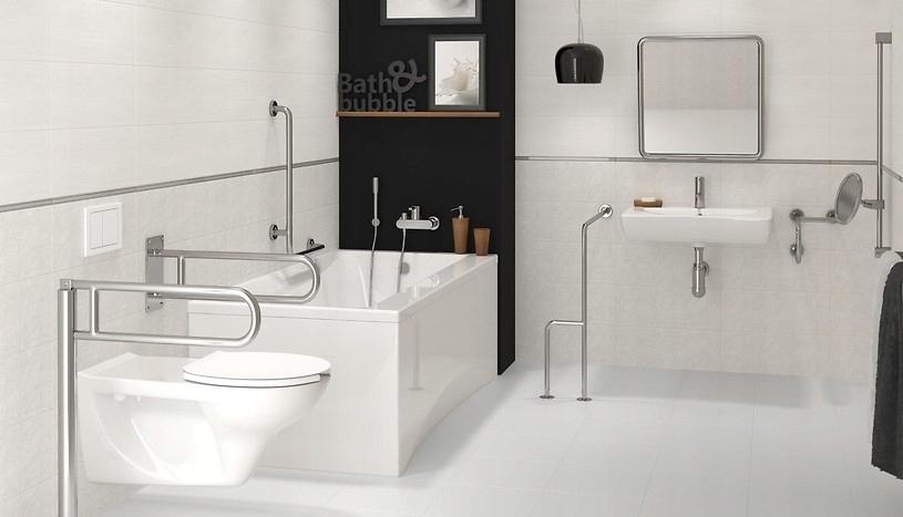 Kompakt 579 Etiuda dla osób niepełnosprawnych CleanOn 3/6 l, odpływ poziomy