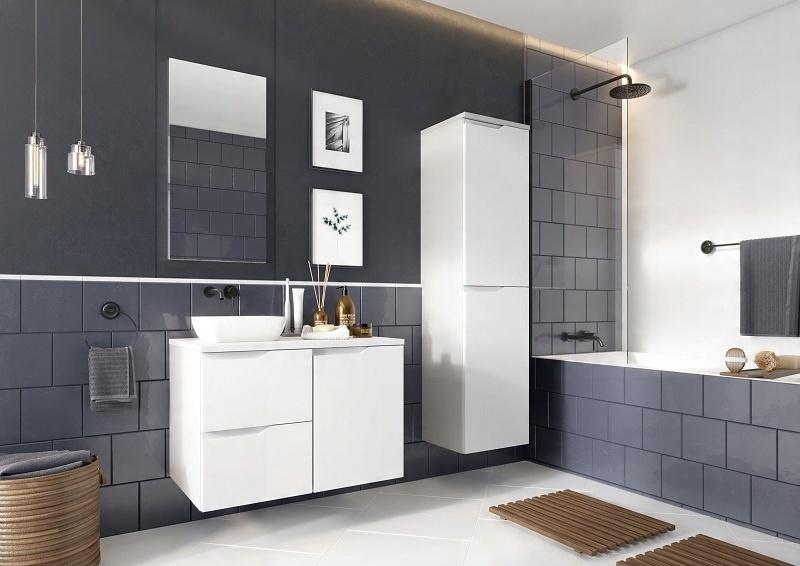 Umywalka nablatowa GAP ALTER 60x42cm, z/otw., z/przel. Biały ROCA