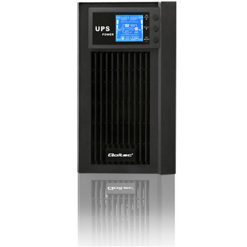 QOLTEC Zasilacz awaryjny UPS On-line Pure Sine Wave 3kVA 2.4kW LCD USB