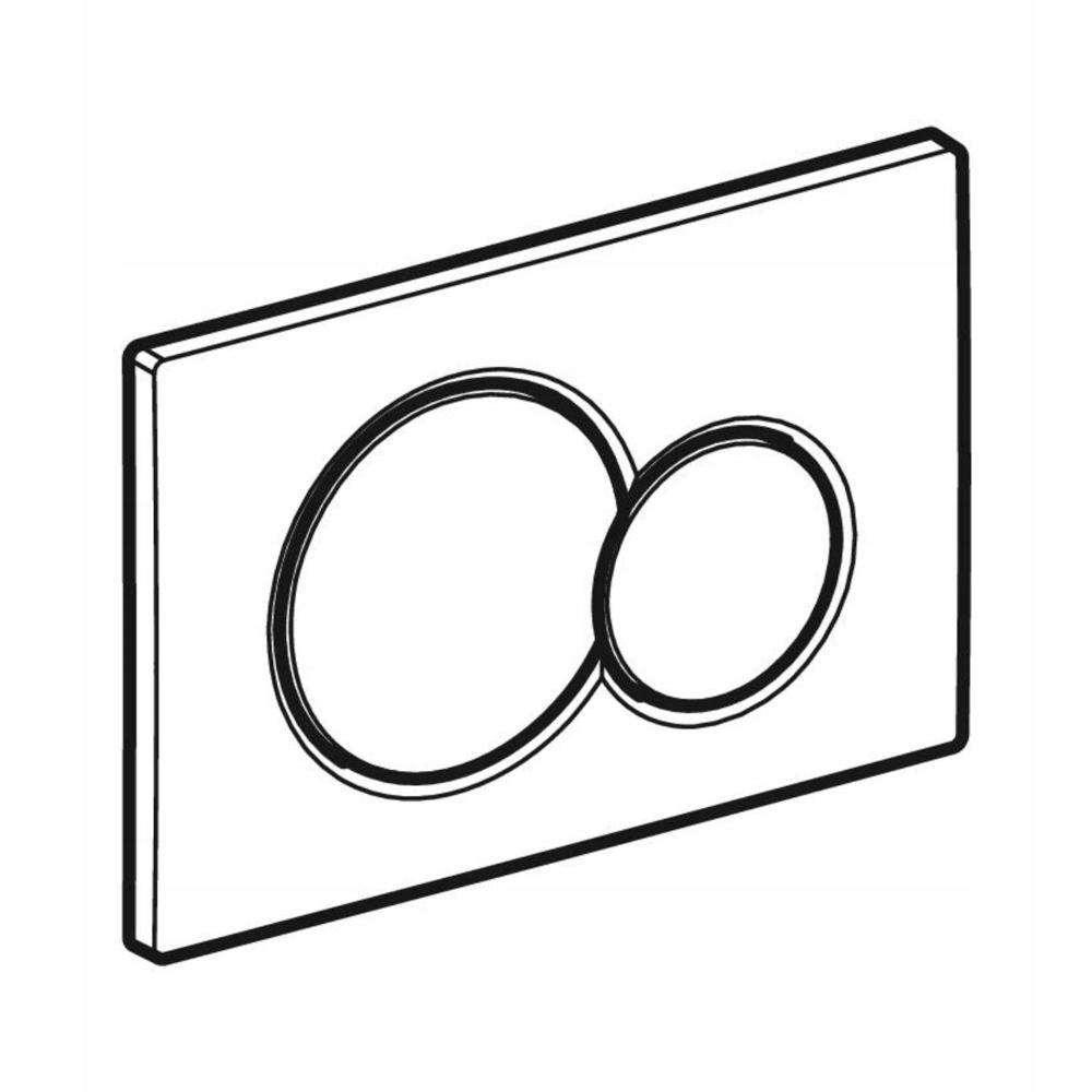 GEBERIT Przycisk uruchamiający Sigma01 przedni chrom mat 115.770.JQ.5 48h