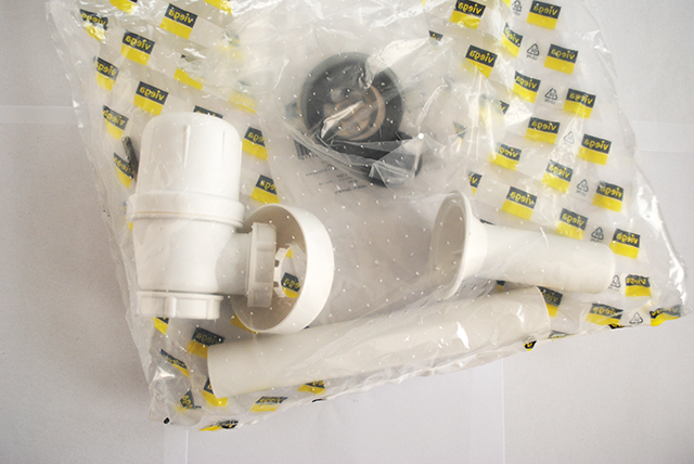 Półsyfon butelkowy 5/4x5/4 mosiądz / chromowany