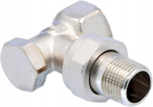 Combi 2, zawór powrotny, DN15 - 1/2, kątowy, niklowany