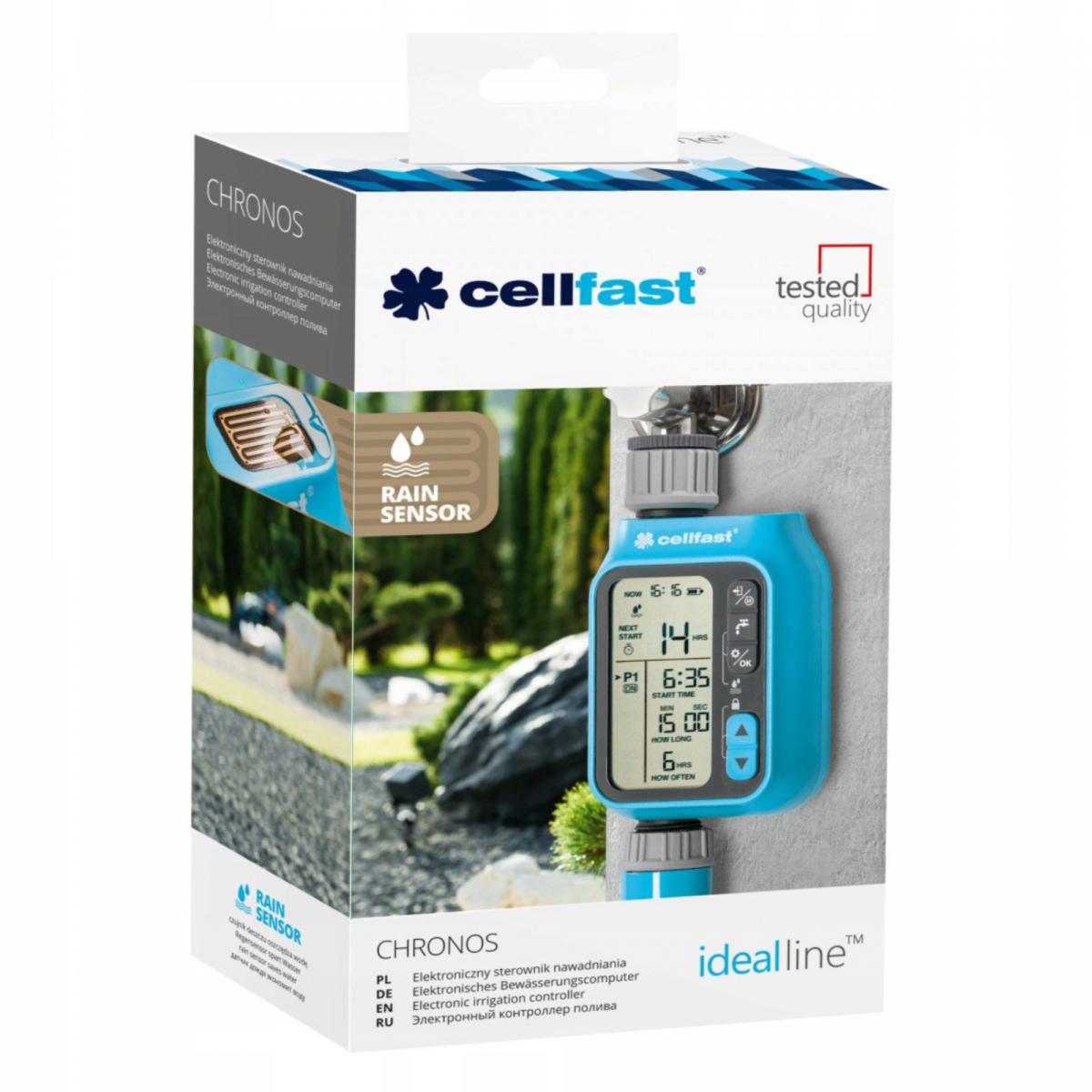 CELLFAST Elektroniczny sterownik nawadniania Chronos IDEAL
