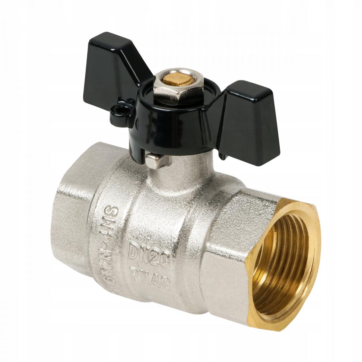 INVENA ZAWÓR KULOWY WODNY WW Z MOTYL. TYP CIĘŻKI GLADIATOR PROV 1