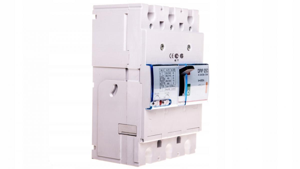 Wyłacznik mocy z wyzwalaczem termiczno-magnetycznym DPX3 250 3P 250A 25KA