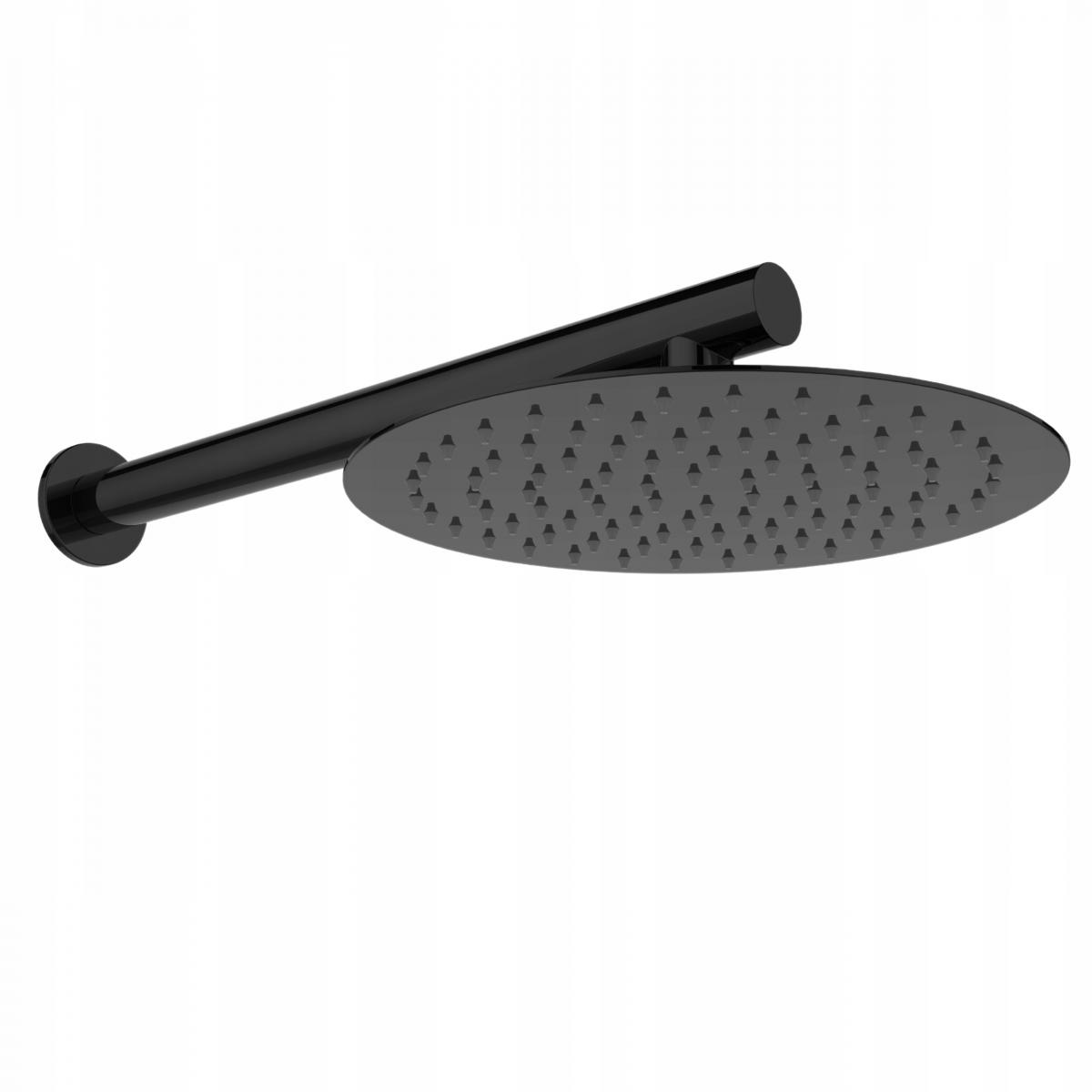 INVENA ZESTAW PODTYNKOWY Z BATERIĄ PODT 2F ALONIA TREND, CZARNY POŁYSK