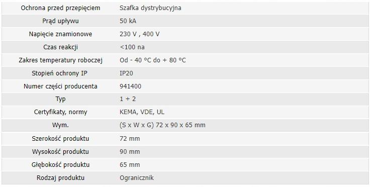 DEHN Ogranicznik przepięć DEHNshield TNS 255 DSH TNS 255