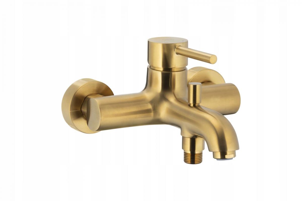 Bateria wannowa ścienna ARMATURA KRAKÓW TANZANIT 2-otw mosiężna chrom