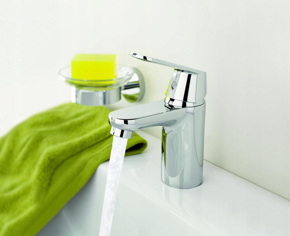 Bateria umywalkowa stojąca GROHE Eurostyle 1-uchwyt. 1-otw. mosiężna chrom