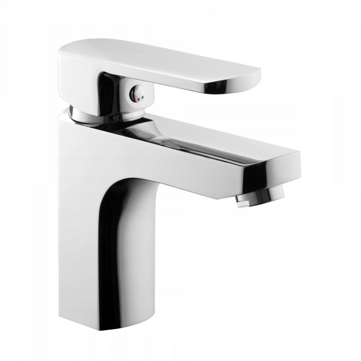 Bateria umywalkowa stojąca ARMATURA KRAKÓW LOGON 1-uchwyt. 1-otw. chrom