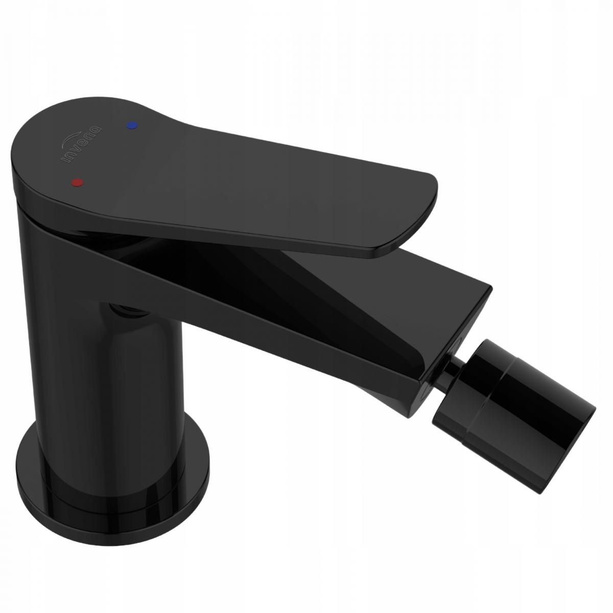 INVENA BATERIA BIDETOWA ALONIA INVENA TREND, CZARNY POŁYSK