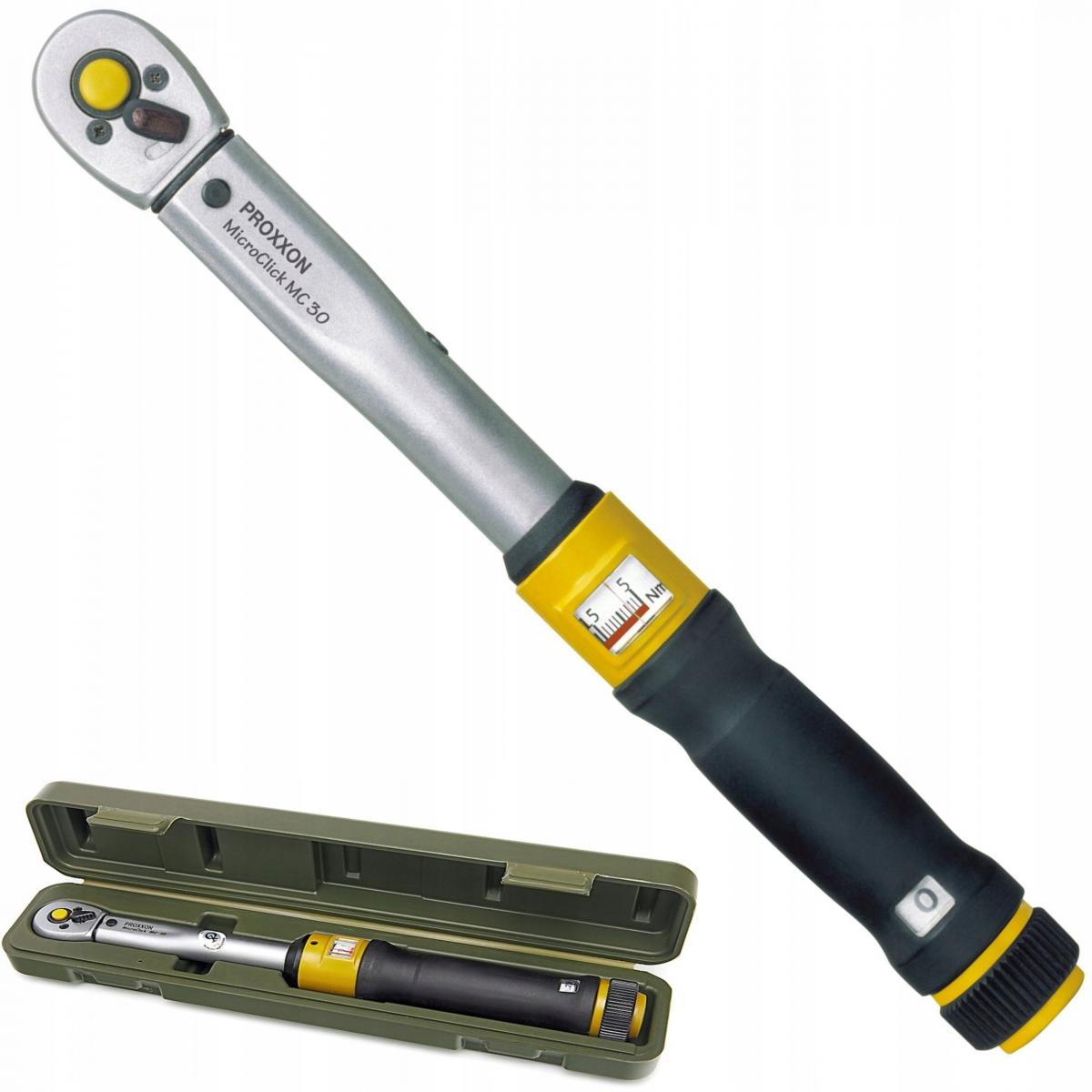 Klucz dynamometryczny 6 - 30 Nm PROXXON MicroClick MC 30, 1/4 cala