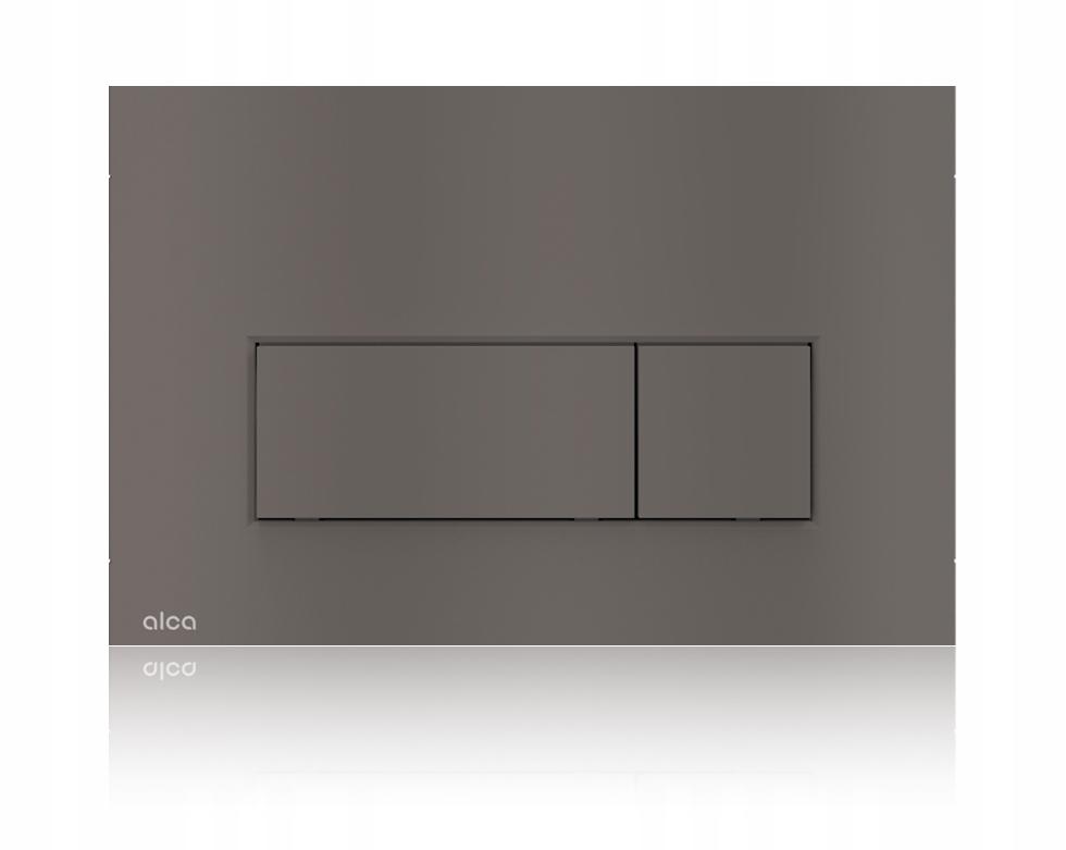 Przycisk sterujący ALCADRAIN THIN do systemów podtynk gun metal mat