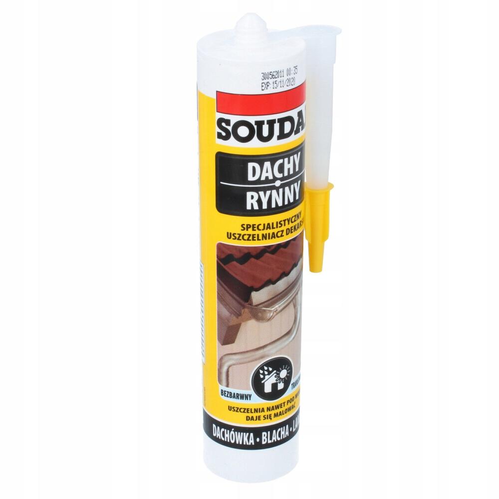 SOUDAL Specjalistyczny uszczelniaczh dekarski 280ml bezbarwny