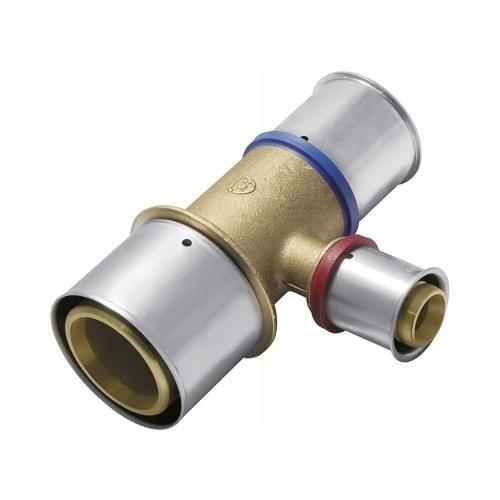 Trójnik redukcyjny mosiężny ultraPRESS - 25/20/25