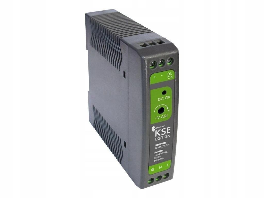 BREVE Zasilacz KSE 02012N 230/ 12VDC 1,67A