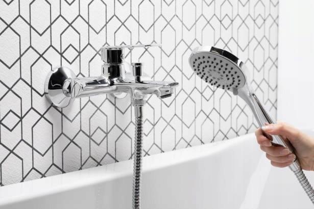 Bateria wannowa ścienna ARMATURA KRAKÓW AMAZONIT 2-otw mosiężna chrom