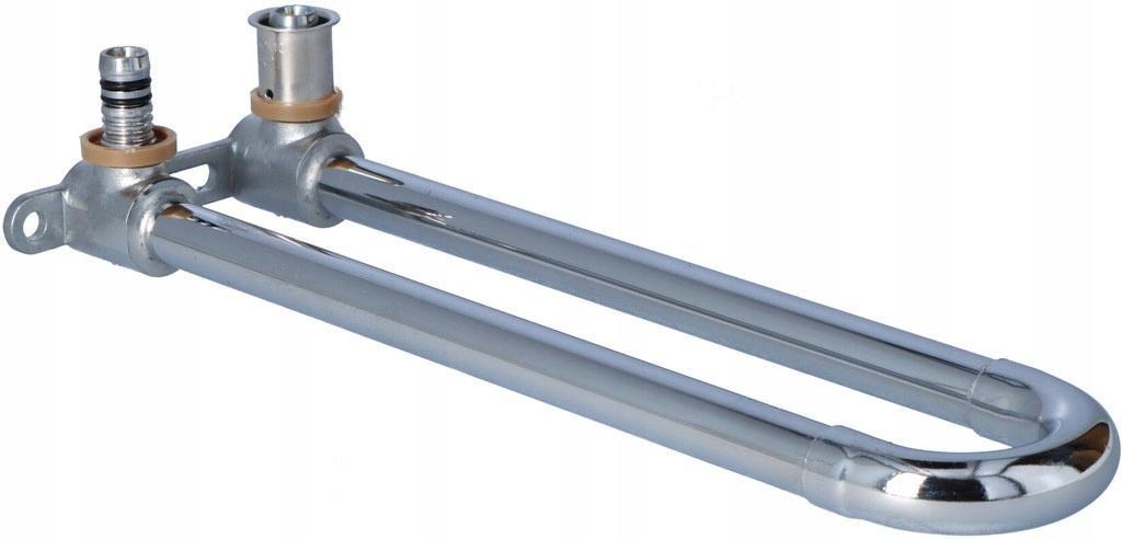 Kolano zespolone mosiężne z rurą Cu Ø15 ultraPRESS - 16 L = 200 mm