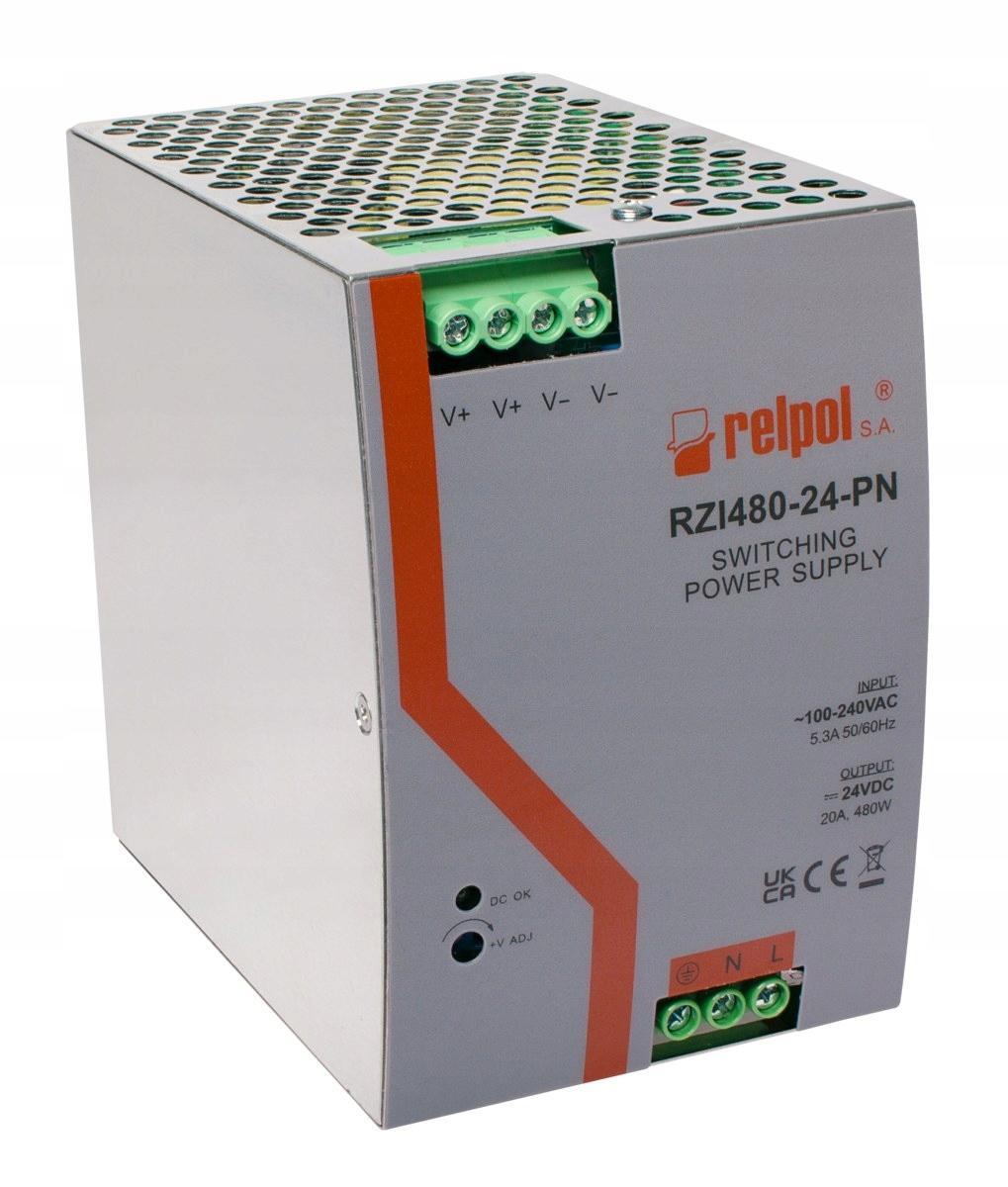 RELPOL Zasilacz impulsowy 96 W, 24 V DC RZI100-24-MSN