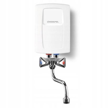 Podgrzewacz elektryczny przepływowy ciśnieniowy podumywalkowy 4.4 kW KOSPEL
