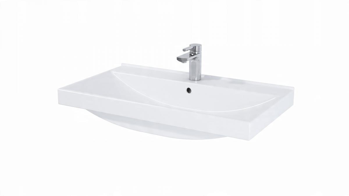 Umywalka MAXXI 81x46cm Ceramiczna Biały ELITA