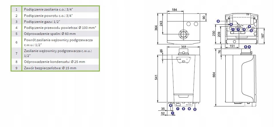 Kocioł gazowy kondensacyjny DE DIETRICH MCR3 evo 35T