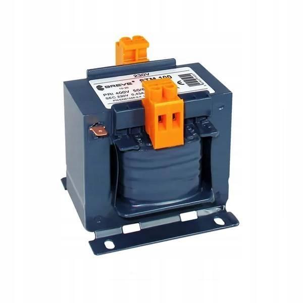 Transformator jednofazowy STM 100VA 230/24V IP00 separacyjny lub bezpieczeń
