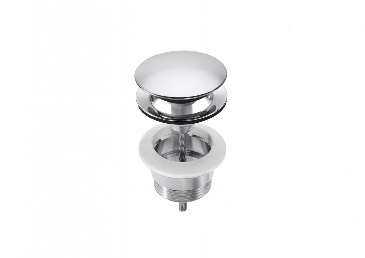 Korek umywalkowy Klik-Klak Uniwers. Chrom ROCA