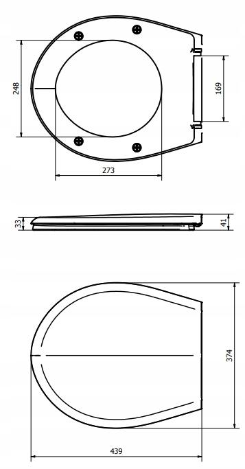 Deska sedesowa Idol miękka
