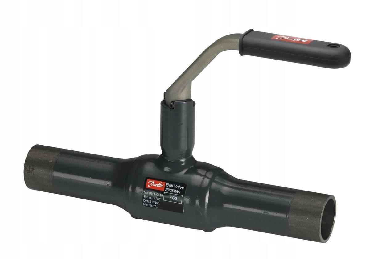DANFOSS Zawór kulowy JIP z końcówkami do wspawania, PN40, DN15