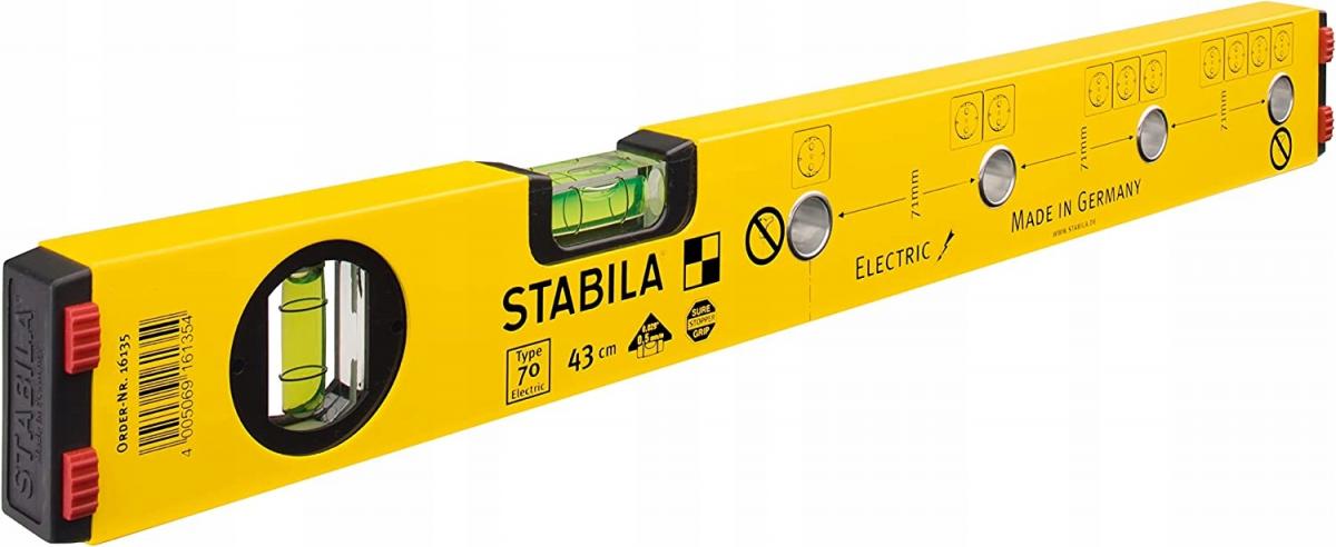 STABILA Poziomica z otworami do znakowania typ 70 43cm
