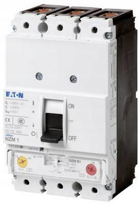 EATON Wyłącznik mocy 3-biegunowy 100A zabezpieczenie silnika NZMN1-M100