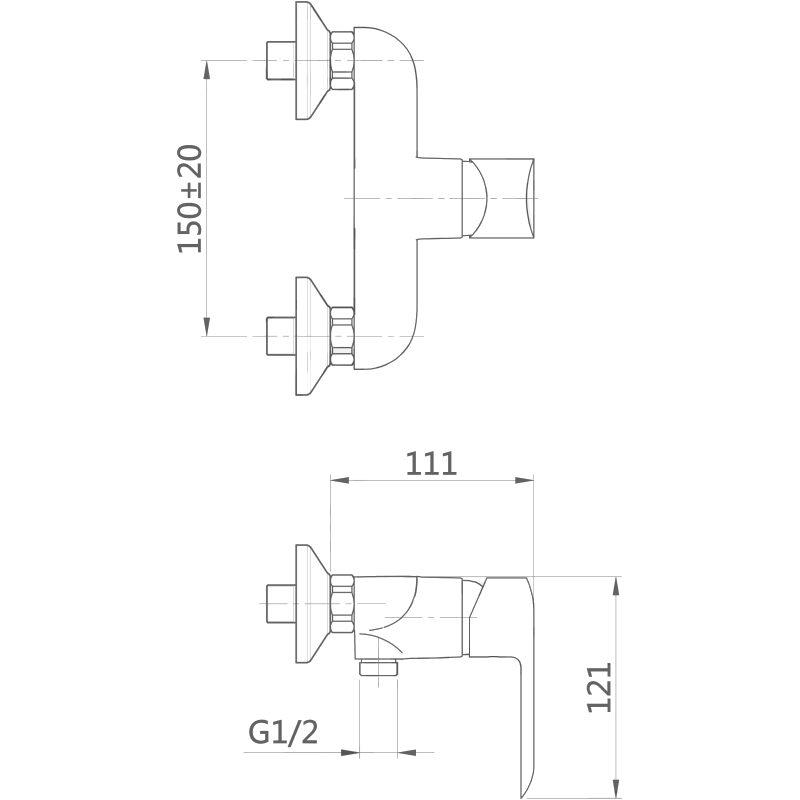Bateria natryskowa INVENA SIROS CZARNA z zestawem natryskowym 48h