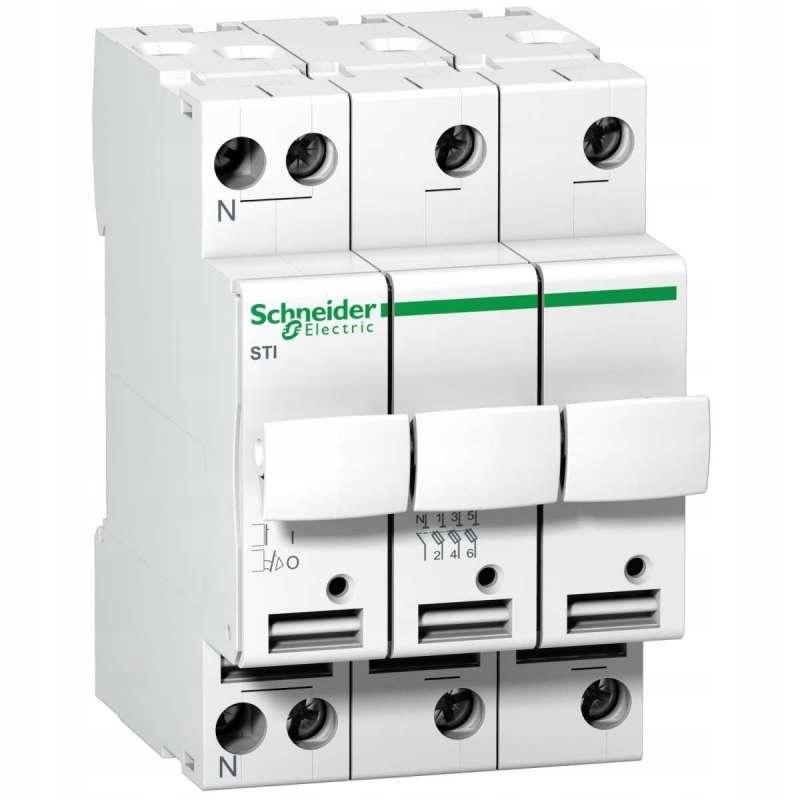 SCHNEIDER ELECTRIC Podstawa bezpiecznikowa STI-10,3x38-3N 3+N-biegunowa