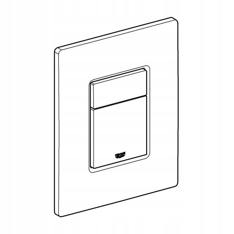 Przycisk uruchamiający GROHE Skate Cosmopolitan szkło aksamitna czerń