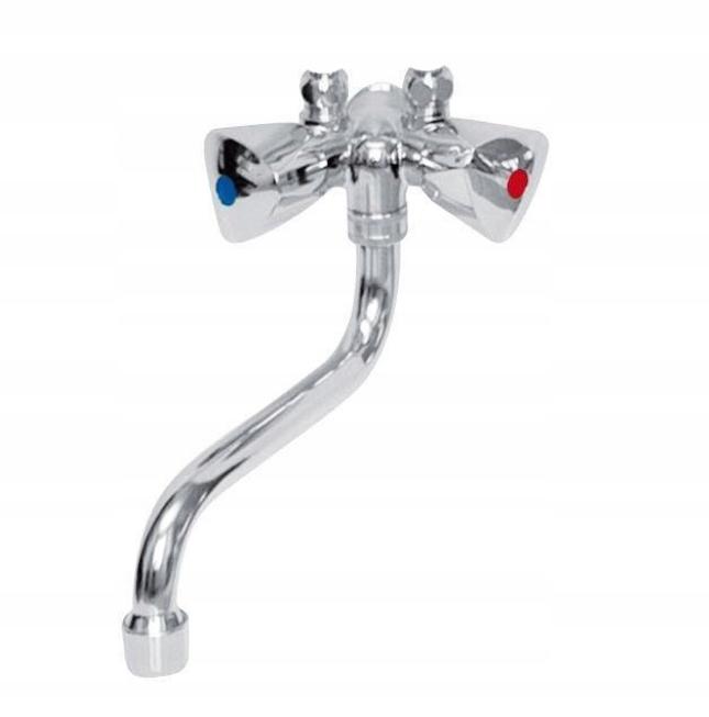 Biawar Bateria prysznicowo-umywalkowa trójdrożna z wylewką 210mm 21823 48h