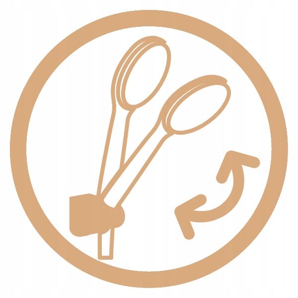 INVENA ZESTAW NATRYSKOWY 1-PUNKTOWY PATRAS BLACK 1F