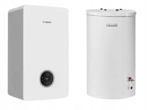 BOSCH Junkers pakiet kocioł 20kW + zasobnik 120 litrów + czujnik CWU 48h