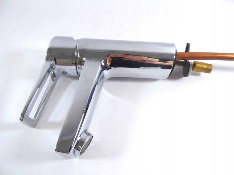 Bateria umywalkowa stojąca ROCA AROLA 1-uchwytowa 1-otworowa chrom