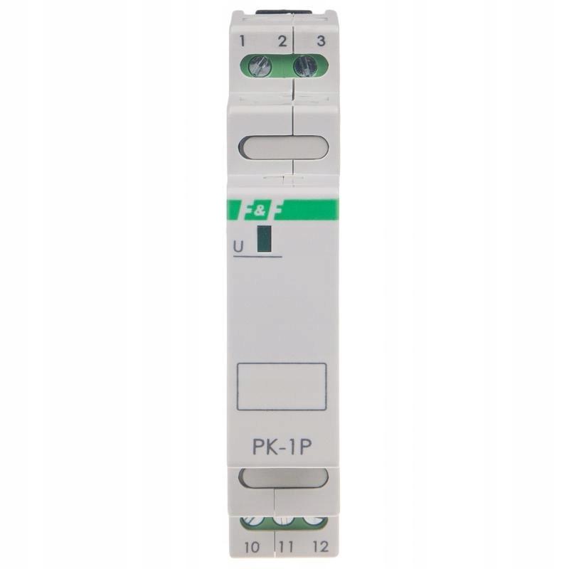 F&F Przekaźnik elektromagnetyczny PK-1P 12V AC/DC, styk: 1P I=16A, 1 moduł