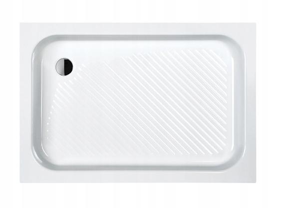 Brodzik akryl prostokątny 80x90x15 cm SANPLAST Classic B/CL 80x90x15+STB