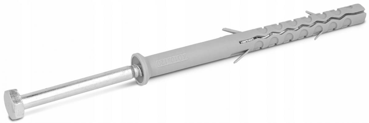 Kołek fi 10x240 mm z długą płaszczyzną podziału z wkrętem sześciokątnym