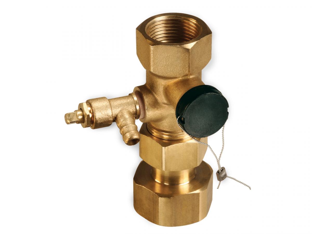 AFRISO Szybkozłącze ASK do naczynia wzbiorczego z zawor rewiz 2 x 3/4 c GW