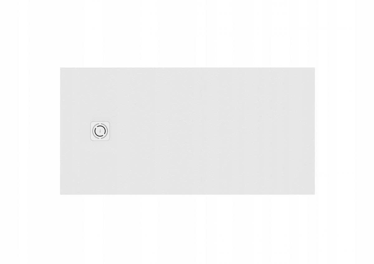 ROCA Brodzik MAGMA prostokątny Stonex 100x80 niski + syfon osłona w kolorze