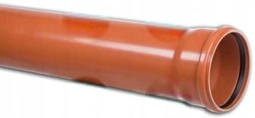 Rura kanalizacyjna zewnętrzna PVC 200X4.9X1000 SN4 KL.N ML (multilayer, spi