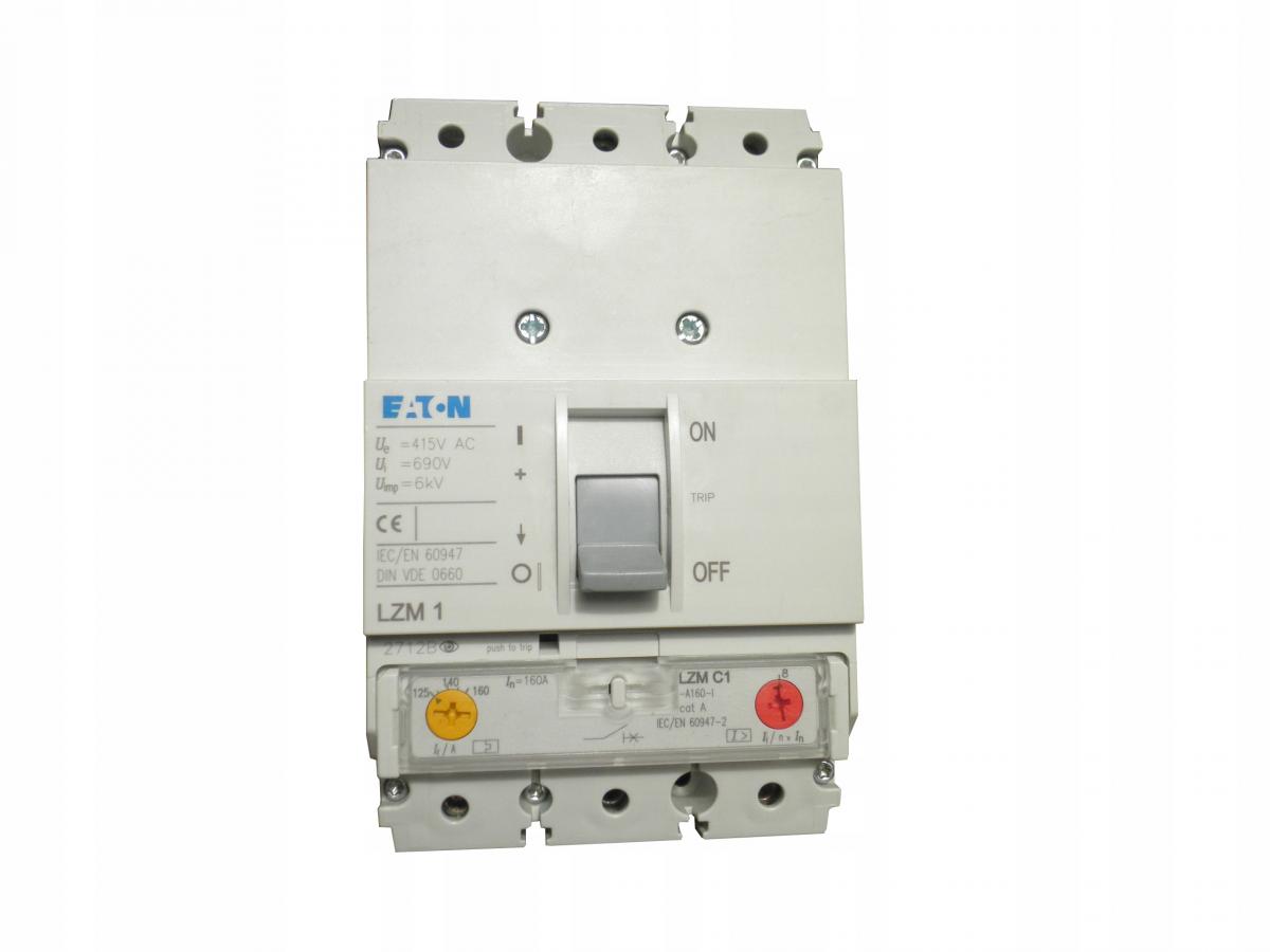 EATON Wyłącznik mocy LZM1, 3-biegunowy Ir=125-160A LZMC1-A160-I