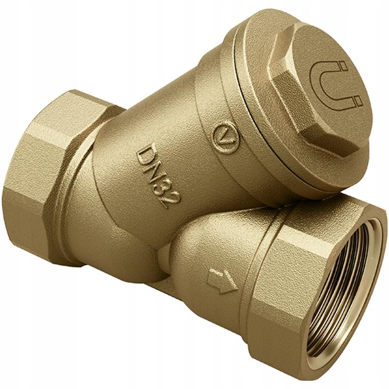 Filtr skośny do wody z wkładem magnetycznym PIZA-M DN32 śrut.