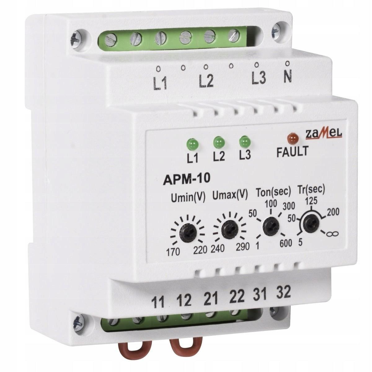 ZAMEL Automatyczny przełącznik faz APM-10