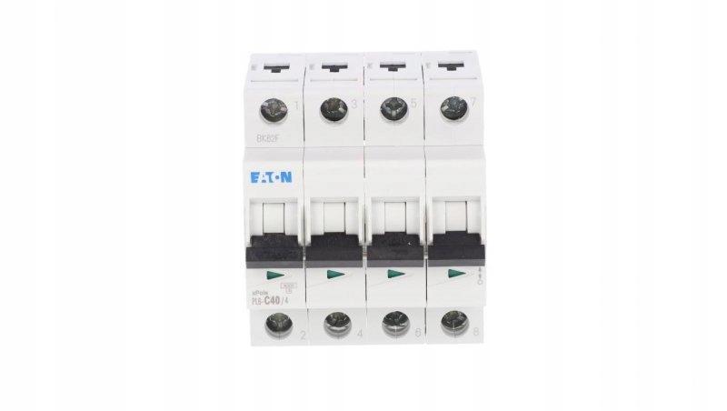 EATON Wyłącznik nadprądowy 6kA PL6-C40/4