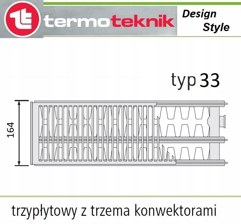 Grzejnik TERMOTEKNIK V 33 300x2000 DESIGN STYLE dolny prawy
